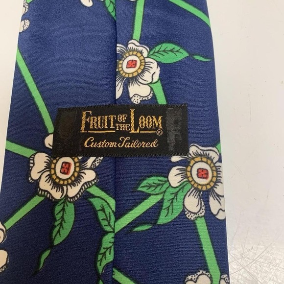 Fruit of the loom men's blue tie - Picture 2 of 4